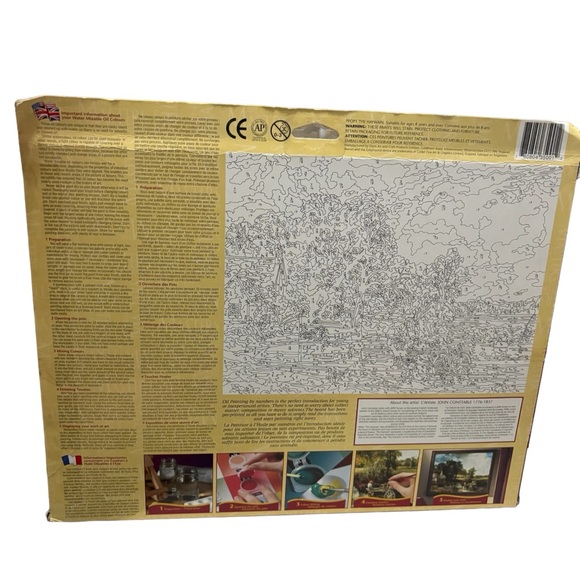 Reeves Oil Painting By Numbers- The Masters Collection- 1 Numbered Drawing - Picture 4 of 10